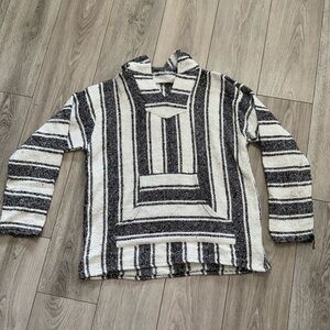 Striped knitted sweater